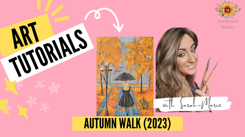 Autumn Walk - Art Tutorial